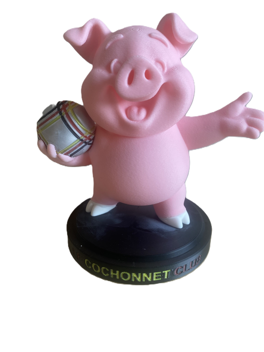 Pokal Schwein "Le Cochonnet Club"